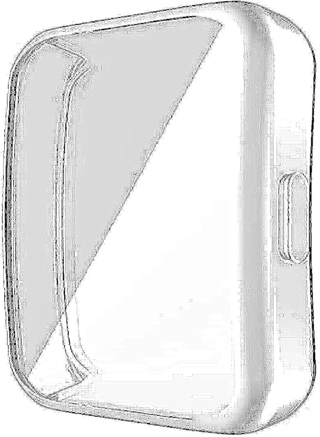 Dado Full Cover Case Protector Compatible with Huawei Band 6, TPU case protector (Silver)